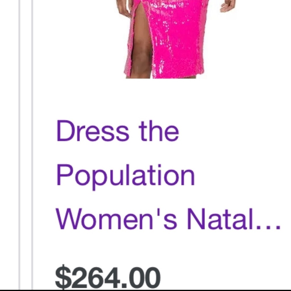 Dress the Population Pink Sequin Dress - Picture 2 of 7